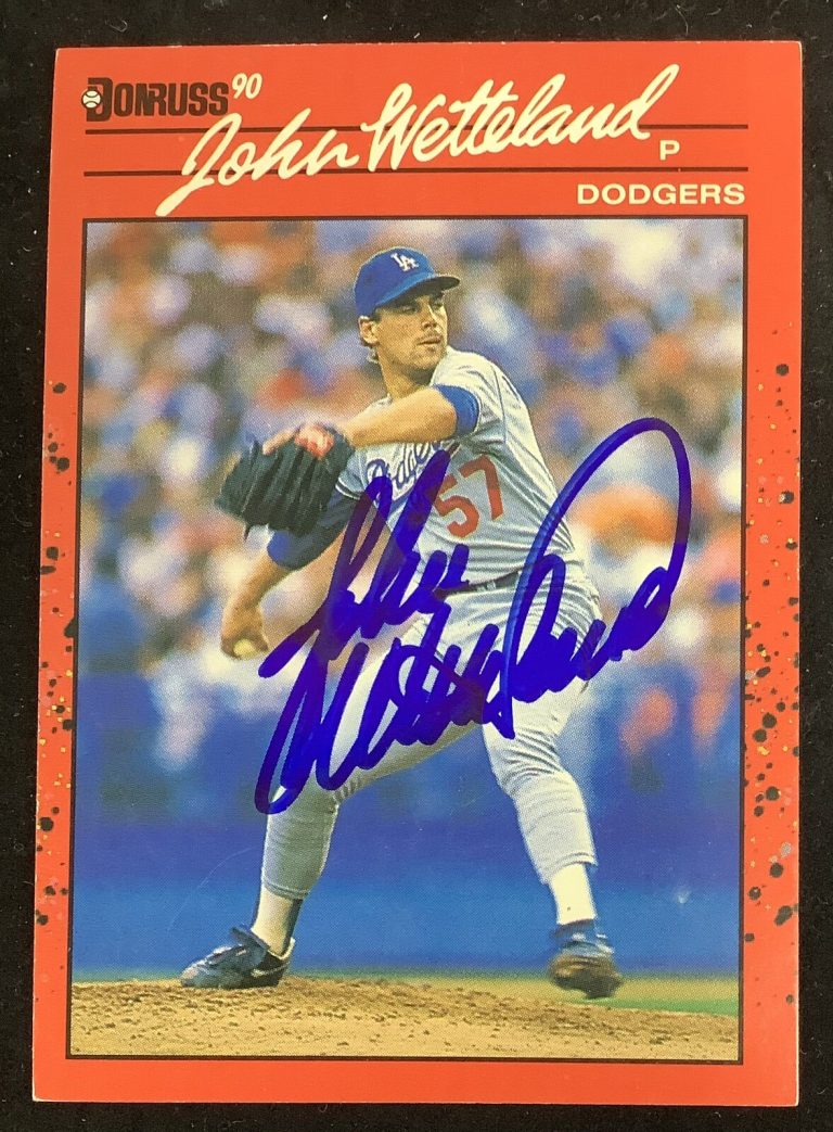 John Wetteland Signed 1990 Donruss #671 Autograph Baseball Card Yankees JSA