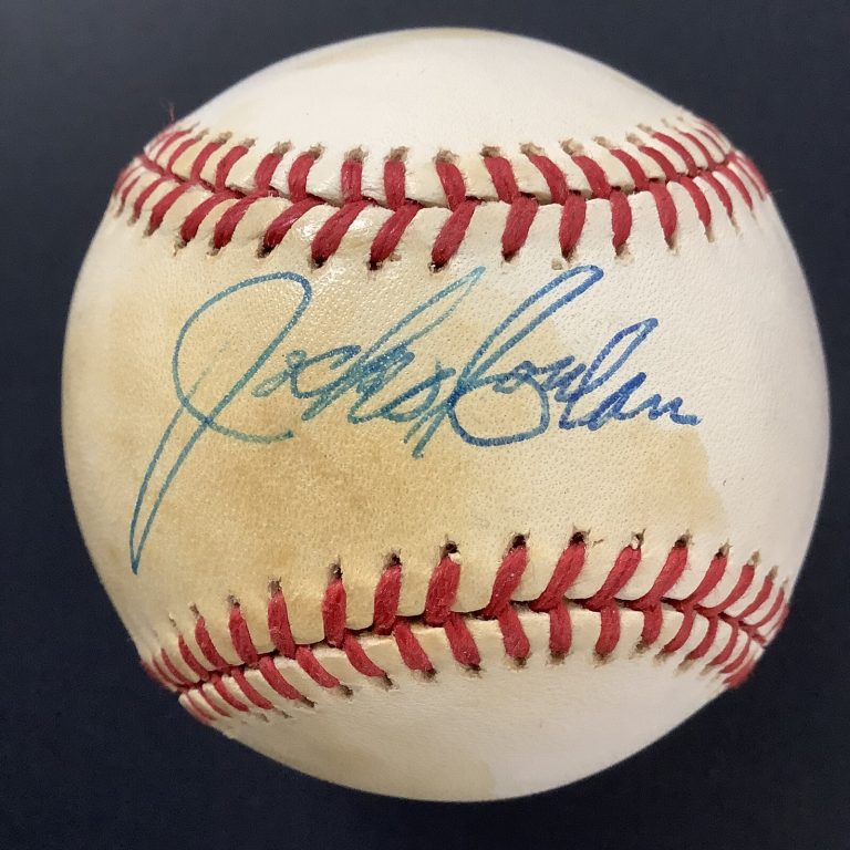 Jocko Conlan Signed Baseball Rawlings Umpire Chicago White Sox Autograph HOF JSA