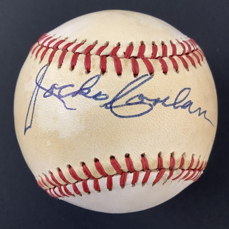 Jocko Conlan Signed Baseball Rawlings CHI White Sox Autograph Umpire HOF JSA 1