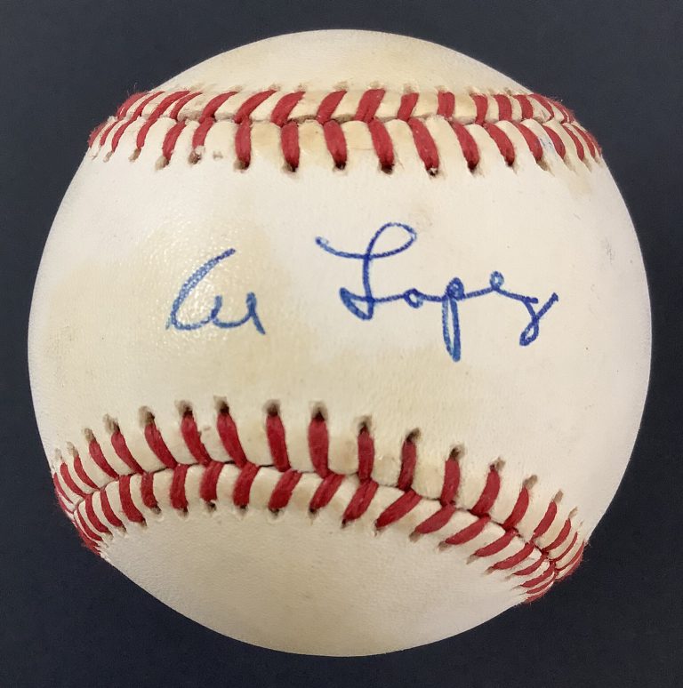Al Lopez Signed Baseball MacPhail Brooklyn Robins Dodgers Autograph 2xAS HOF JSA