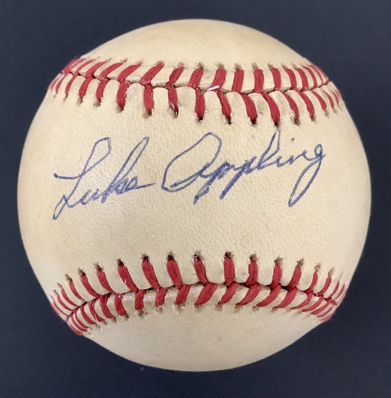 Luke Appling Signed Baseball Bobby Brown Chicago White Sox Autograph HOF JSA 2