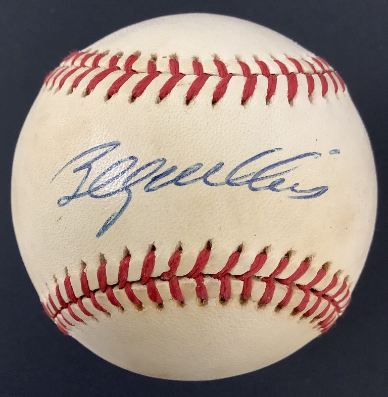 Billy Williams Signed Baseball Feeney Chicago Cubs As Autograph 6x AS HOF JSA