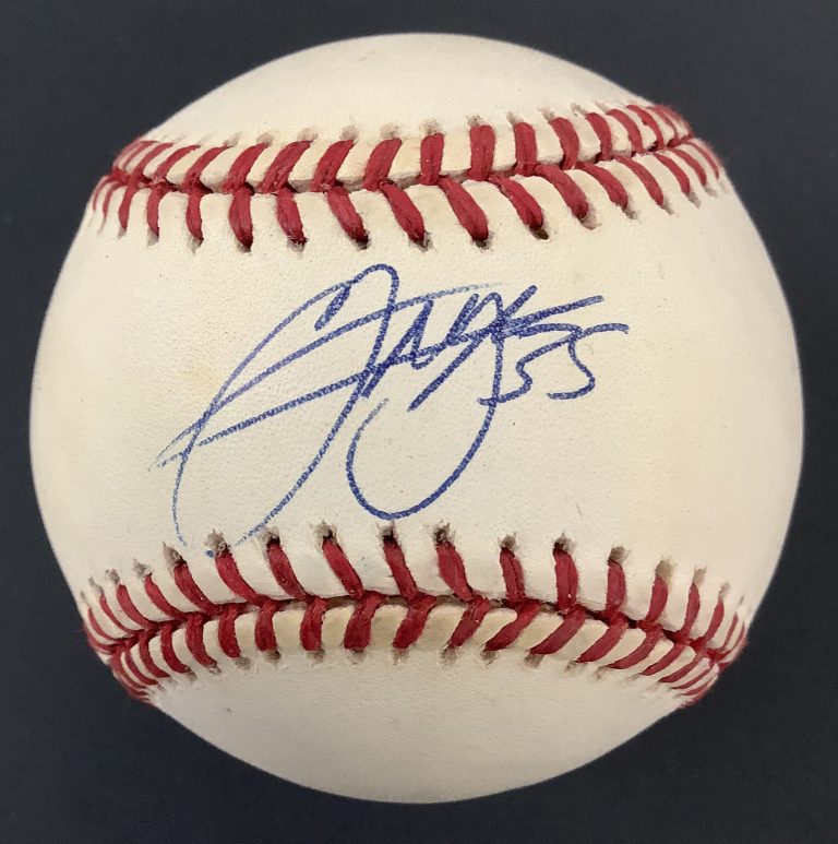 Frank Thomas Signed Baseball Budig Chicago WhiteSox Autograph 5xAS MVP HOF JSA 1