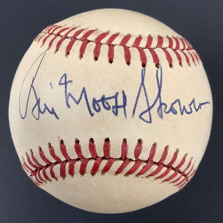 Bill Moose Skowron Signed Baseball Bobby Brown NY Yankees Autograph AS WSC JSA