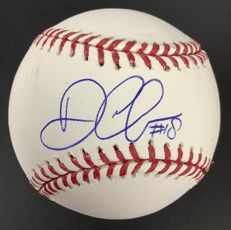 Didi Gregorius Signed Baseball Rob Manfred Reds Yankees Phillies Autograph JSA