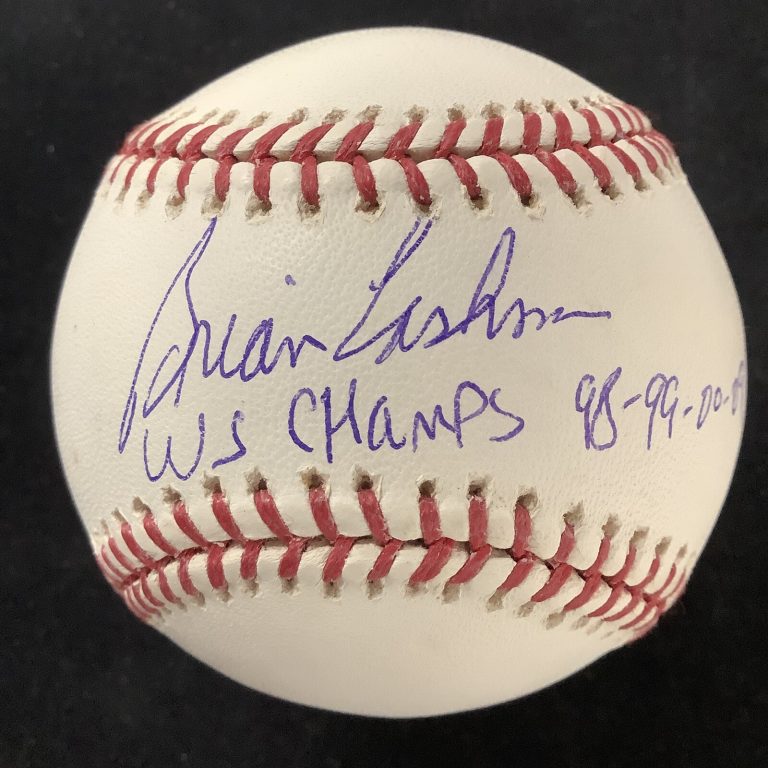 Brian Cashman Signed Baseball Selig NY Yankees Manager Autograph WS Inscrip JSA