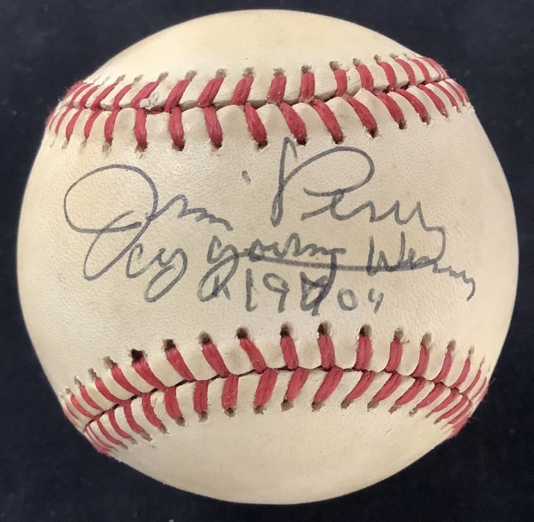 Jim Perry Signed Baseball Bob Brown Minnesota Twins Autograph Cy 1970 Inscr JSA
