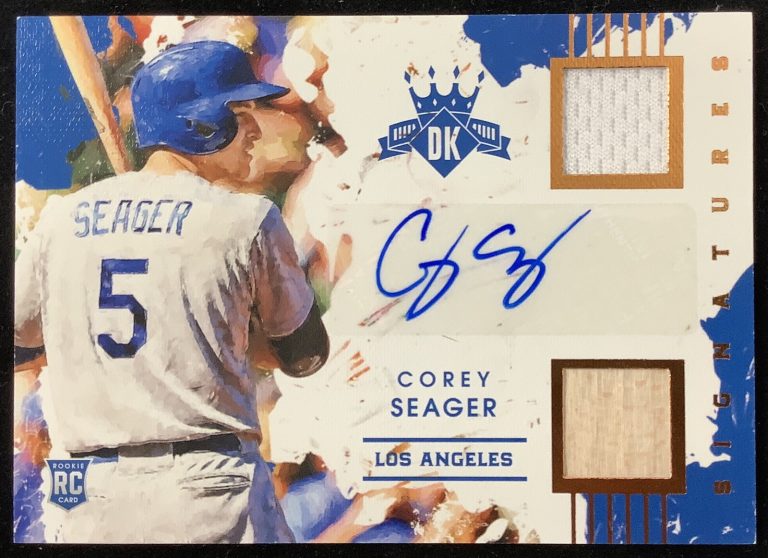 2016 Panini Diamond Kings Rookies Signatures Bronze /99 Corey Seager Rookie Auto