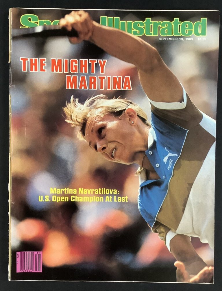 Martina Navratilova Sports Illustrated 9/19/83 NO LABEL US Open Champion At Last