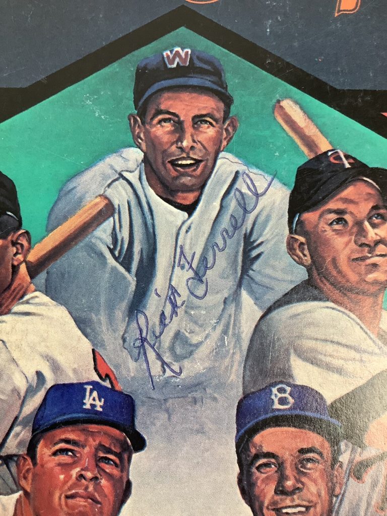 Rick Ferrell Signed Magazine Baseball Hobby Card Report WAS Senators AS HOF JSA