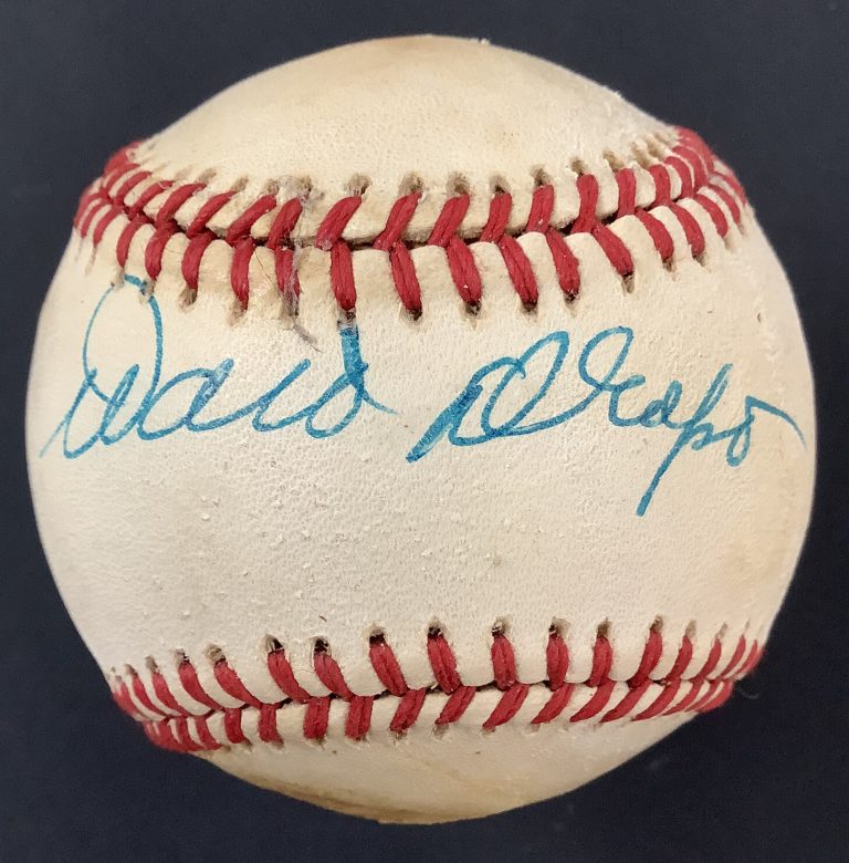 Walt Dropo Signed Baseball MacPhail Red Sox Tigers Autograph All Star ROY JSA