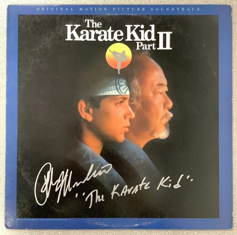 Ralph Macchio Signed Album Karate Kid II Cobra Kai Autograph Daniel LaRusso JSA
