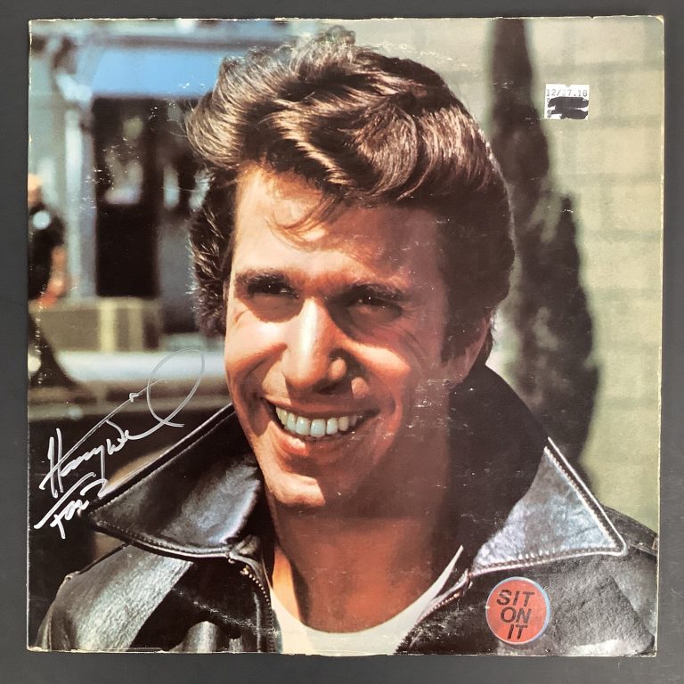Henry Winkler Signed Album Fonzie Favorites Happy Days Autograph Inscription JSA