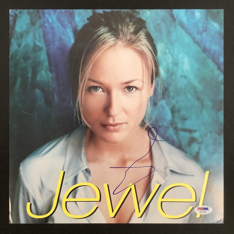 Jewel Signed Album Flat Pieces of You Debut Album Folk Pop Autograph PSA/DNA