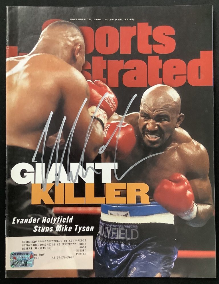 Mike Tyson Signed Sports Illustrated Mag Boxing Autograph 11/18/96 Tyson Holo