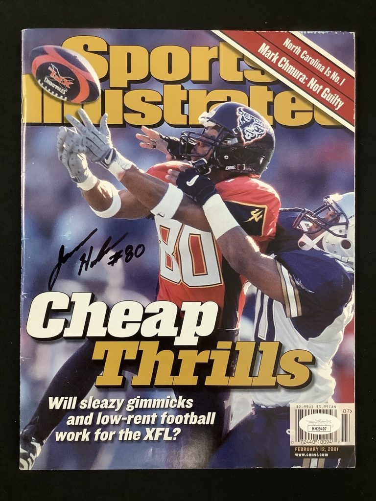 James Hundon Signed Sports Illustrated Mag 2/12/01 No Label Demons Autograph JSA