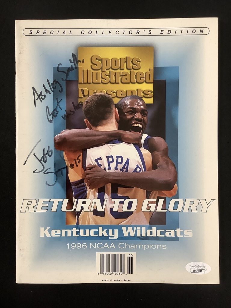Jeff Sheppard Signed Sports Illustrated Mag 4/17/96 No Label Smith Autograph JSA