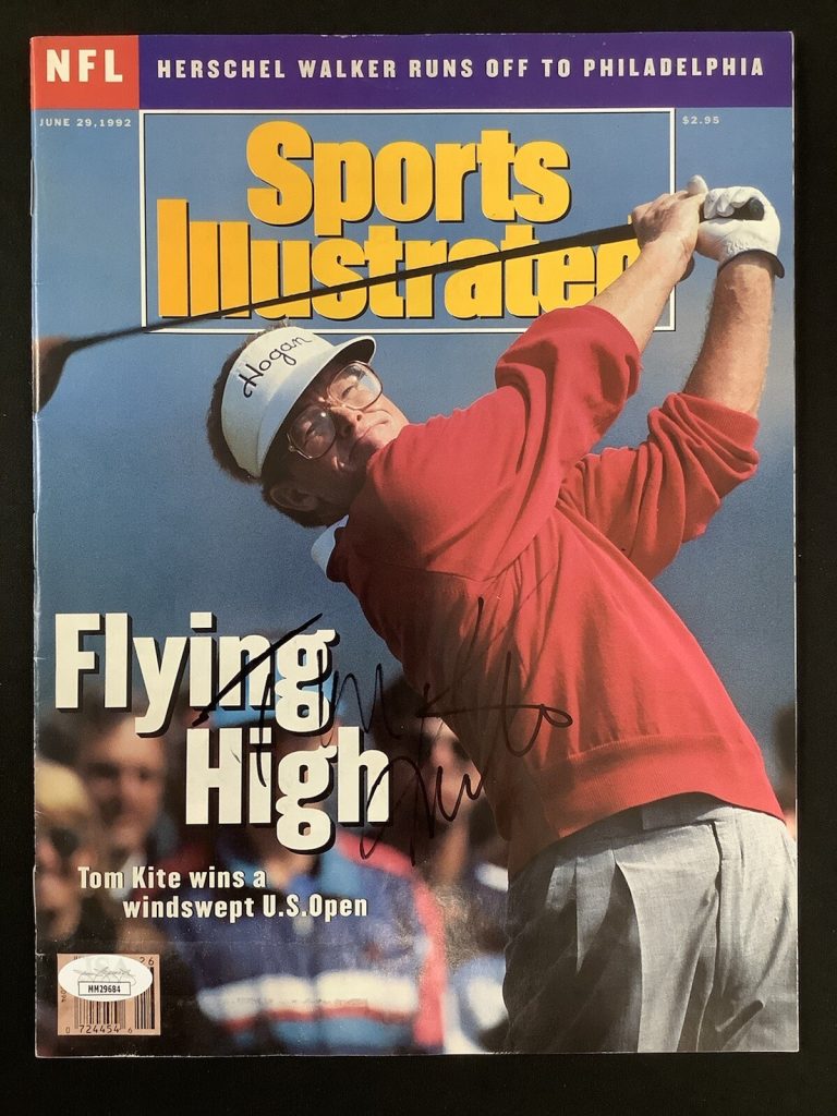 Tom Kite Signed Sports Illustrated 6/29/92 Masters Golf PGA Champ Autograph JSA