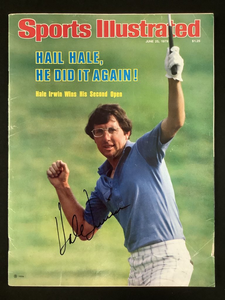 Hale Irwin Signed Sports Illustrated 6/25/79 No Label PGA Golf Masters Auto JSA