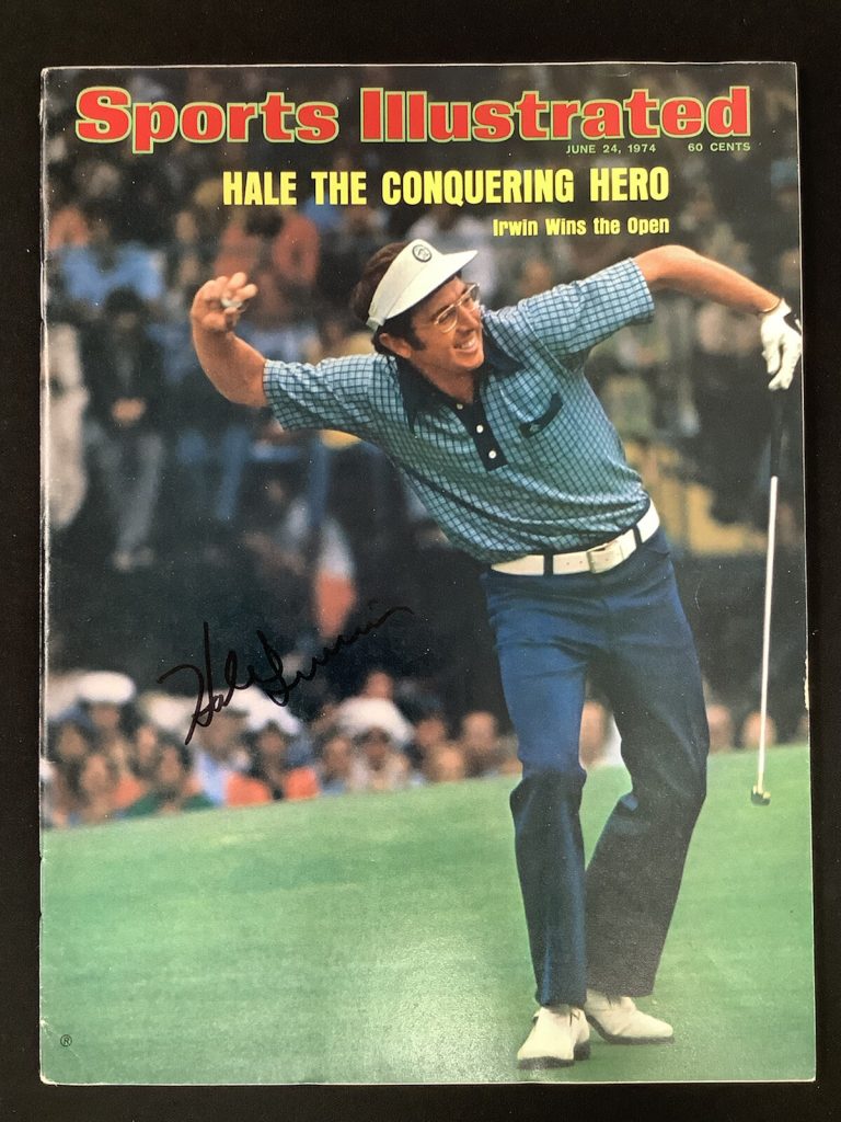 Hale Irwin Signed Sports Illustrated 6/24/74 No Label PGA Golf Masters Auto JSA