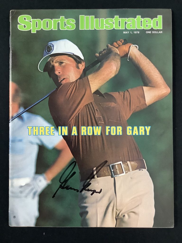 Gary Player Signed Sports Illustrated 5/1/78 No Label Golf PGA Masters Auto JSA