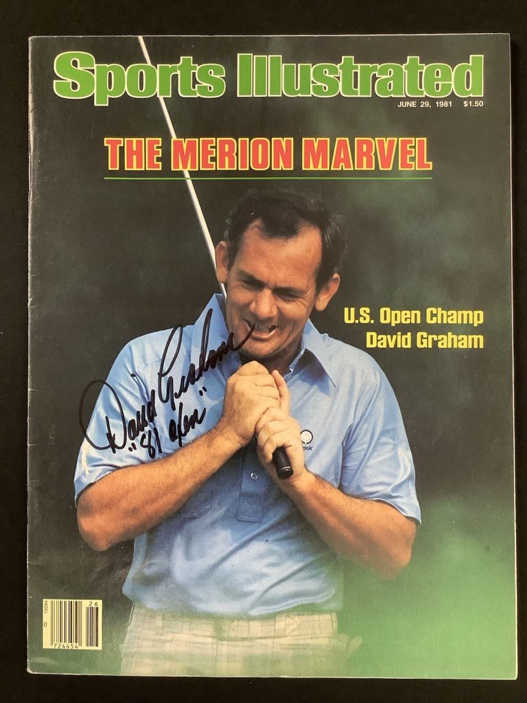David Graham Signed Sports Illustrated 6/29/81 No Label Masters Golf Auto JSA