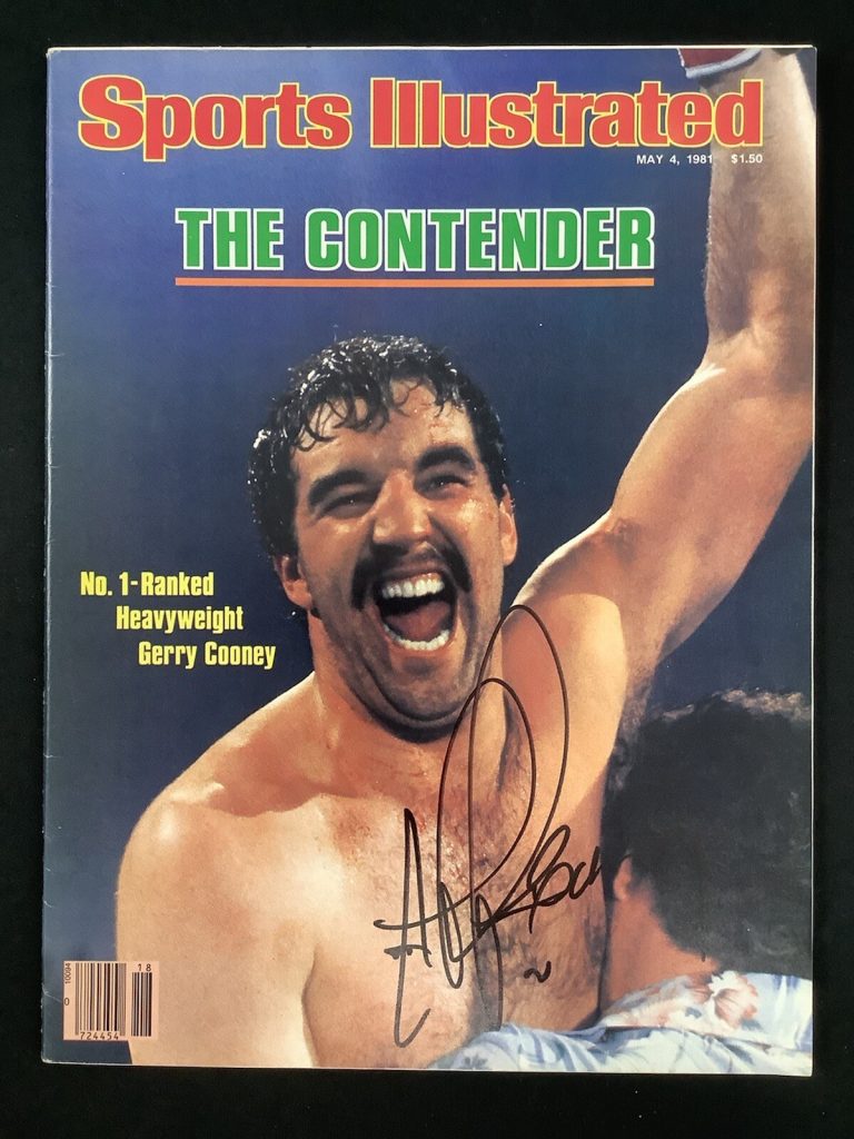 Gerry Cooney Signed Sports Illustrated 5/4/81 Boxing Heavyweight Autograph JSA