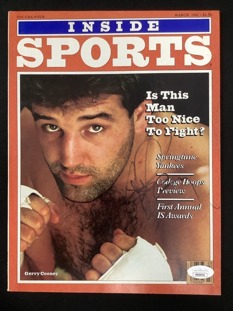Gerry Cooney Signed Sports Illustrated March 82 No Label Boxing Autograph JSA