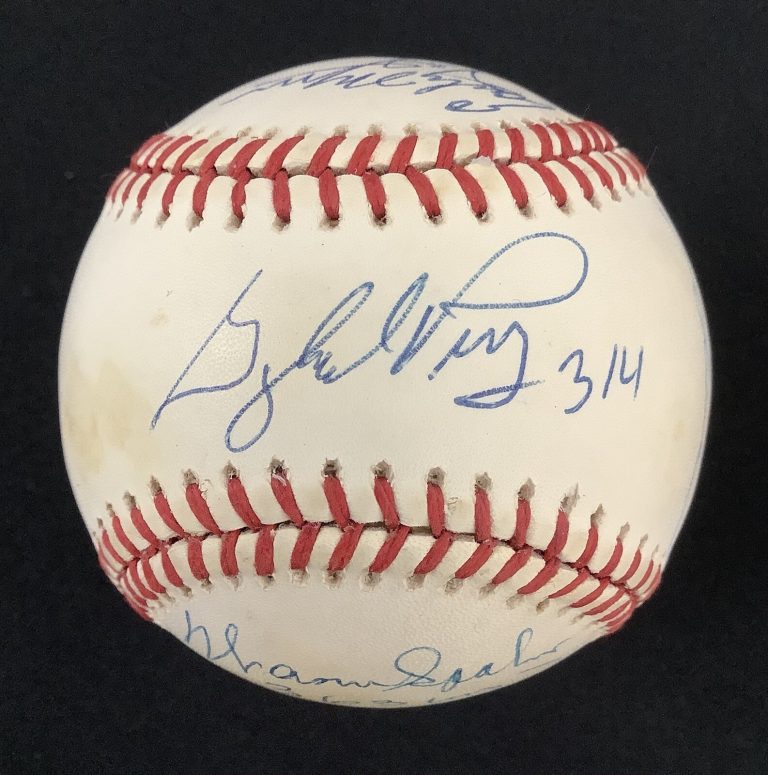300 Win Club Signed Baseball WDW Tom Seaver W Spahn Ryan Niekro Auto +5 Sigs JSA