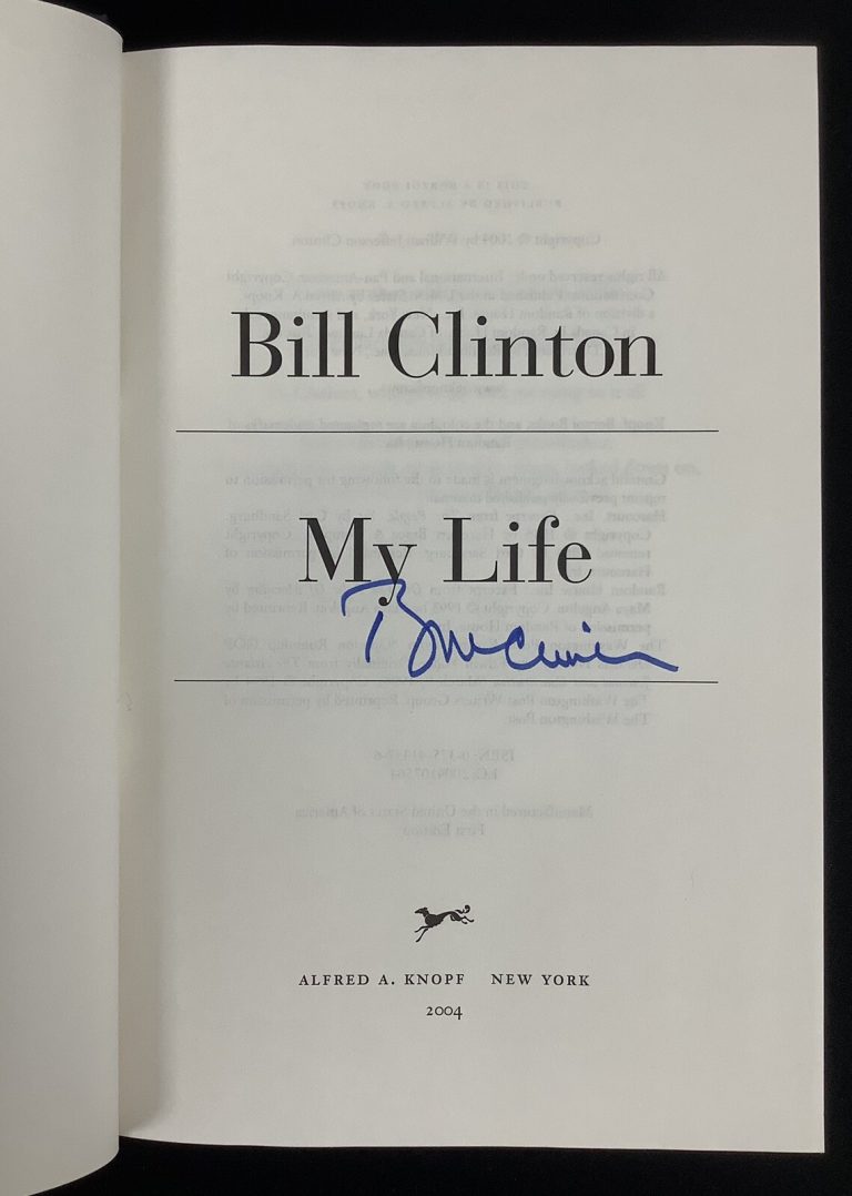 Bill Clinton Signed Book My Life Hardcover 1st Edition President Autograph JSA 2