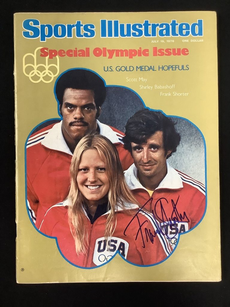 Frank Shorter Signed Sports Illustrated 7/19/76 Olympic No Label Autograph JSA