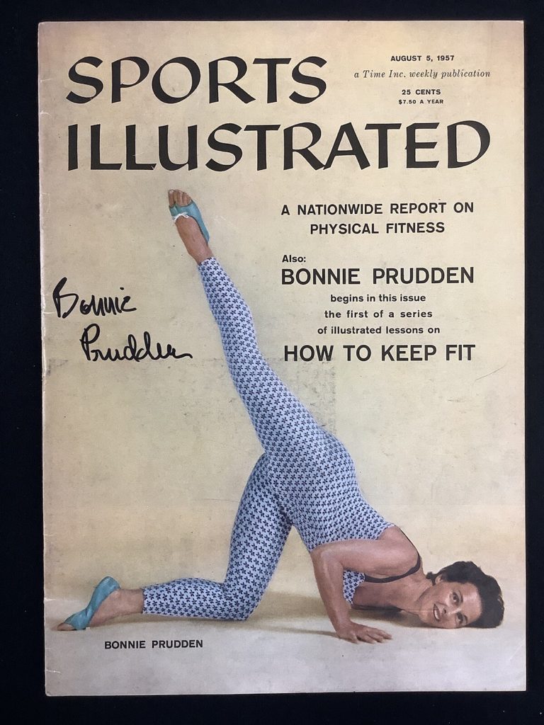 Bonnie Prudden Signed Sports Illustrated 8/5/57 Fitness No Label Autograph JSA
