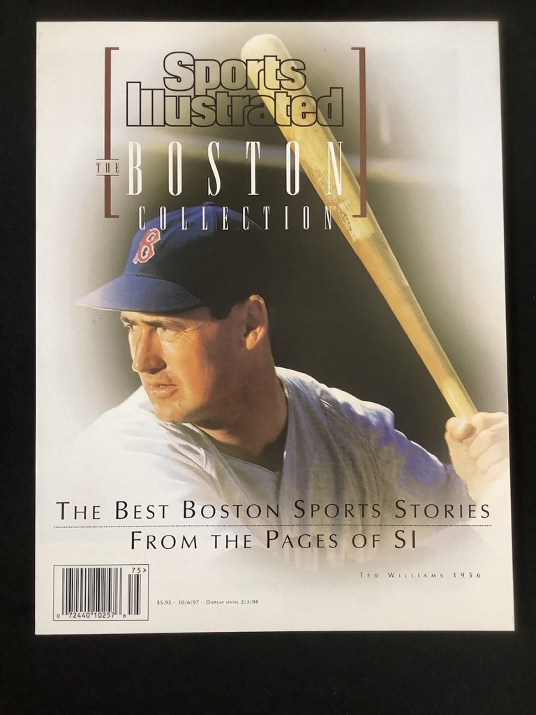 Ted Williams Sports Illustrated Magazine 10/6/97 Boston Collection No Label
