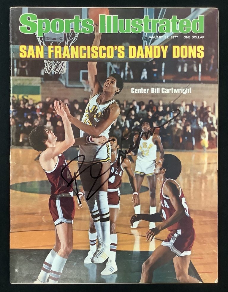 Bill Cartwright Signed Sports Illustrated 1/31/77 NO LABEL Loose Cover Auto JSA