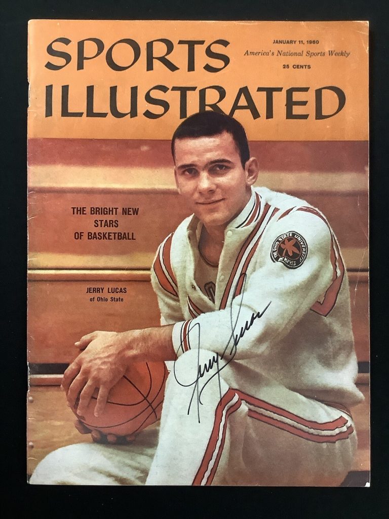 Jerry Lucas Signed Sports Illustrated 1/11/60 No Label Buckeyes Autograph JSA