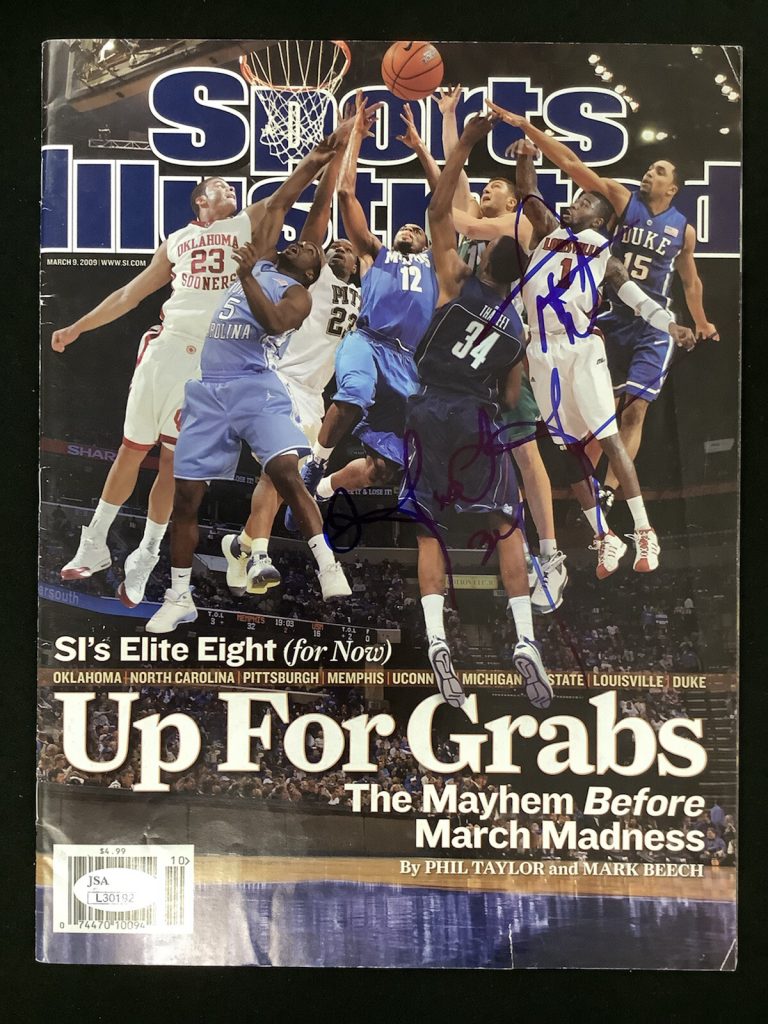 Terrance Williams Signed Sports Illustrated 3/9/09 No Label H Thabeet Auto JSA
