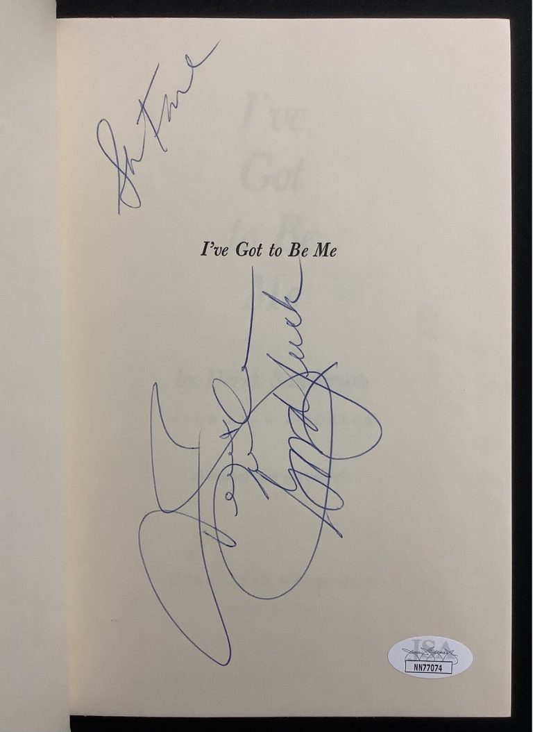 Derek Sanderson Signed Book I’ve Got To Be Me HCB Hockey Boston Bruins Auto JSA