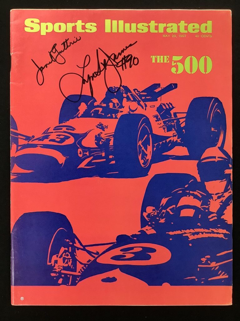 Janet Guthrie Signed Sports Illustrated 5/29/67 No Label Lyn St James Auto JSA