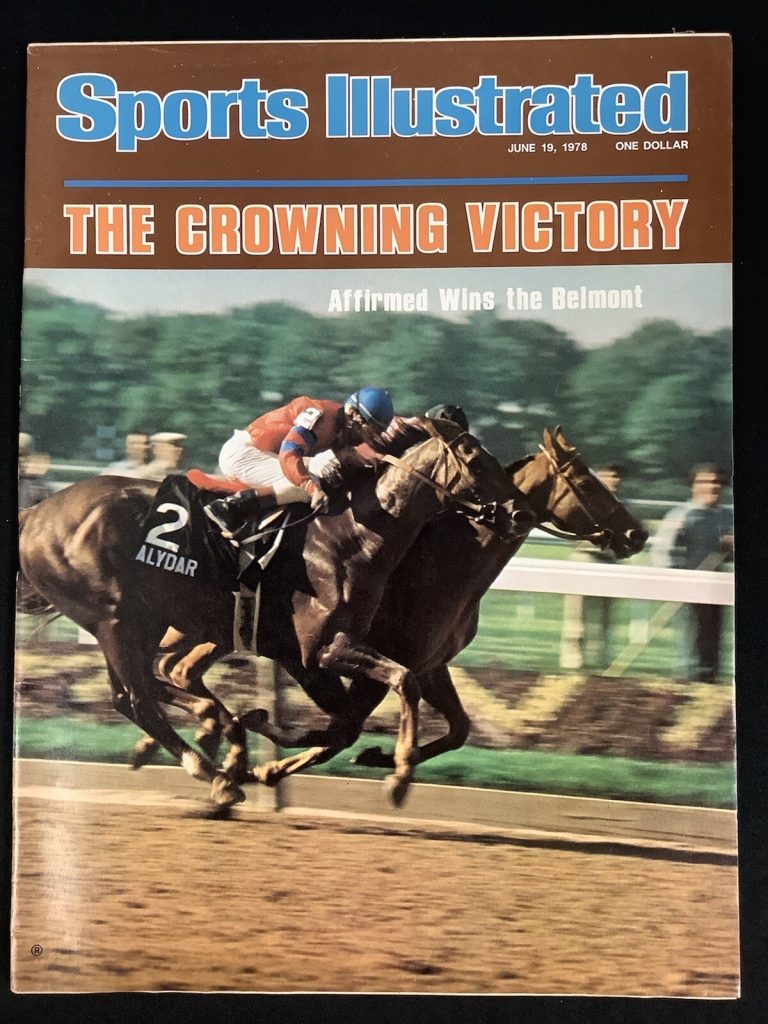Steve Cauthen Sports Illustrated 6/19/78 NO LABEL Jockey Affirmed Wins Belmont