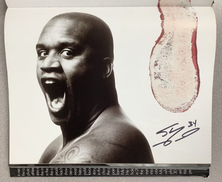 Shaquille ONeal Signed Sports Illustrated Athlete Book HCB Magic Lakers Auto TPG