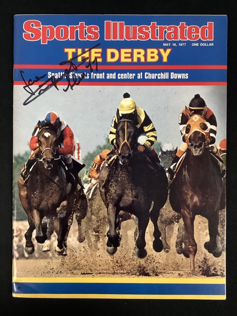 Jean Cruguet Signed Sports Illustrated 5/16/77 No Label Kentucky Derby Auto JSA