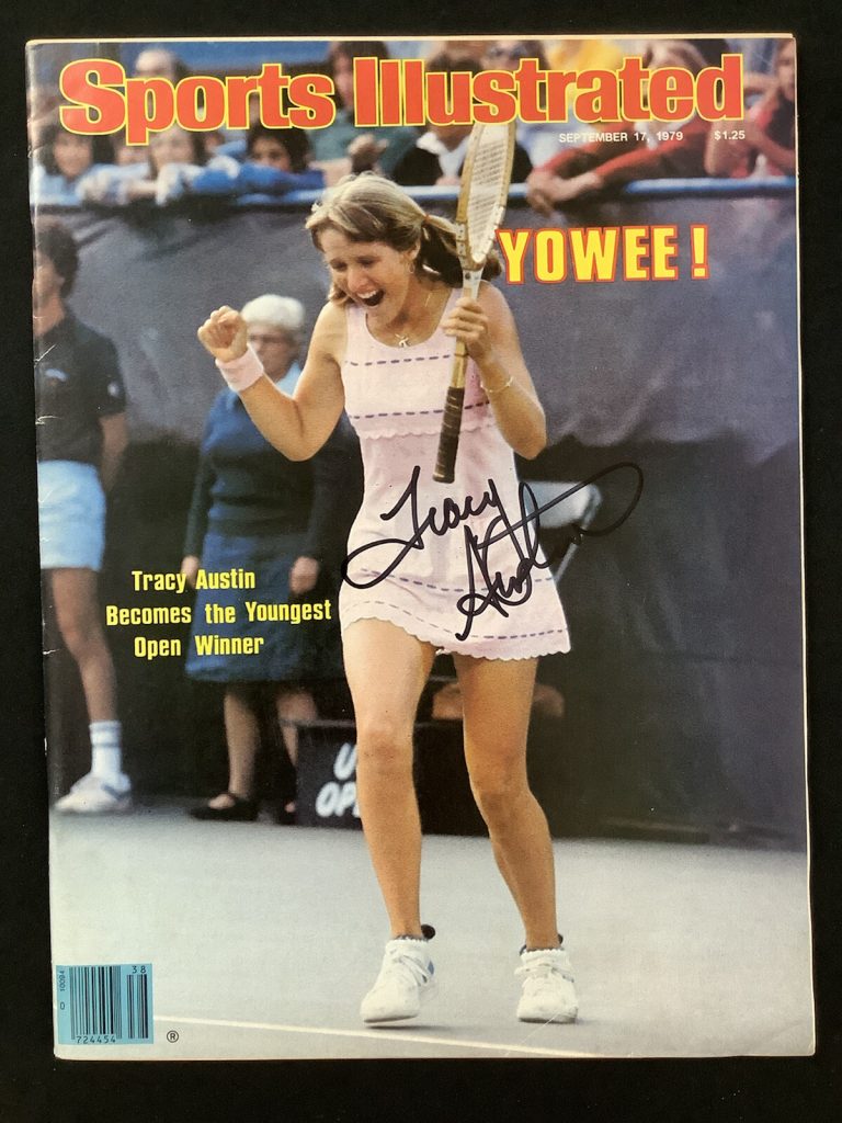Tracy Austin Signed Sports Illustrated 9/17/79 No Label Tennis US Open Auto JSA