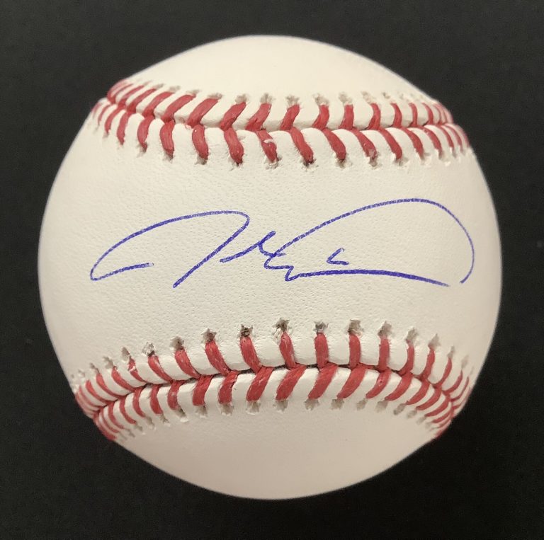 Jacob deGrom Signed Baseball Rob D Manfred Mets Auto AS CY MVP MLB Holo Fanatics