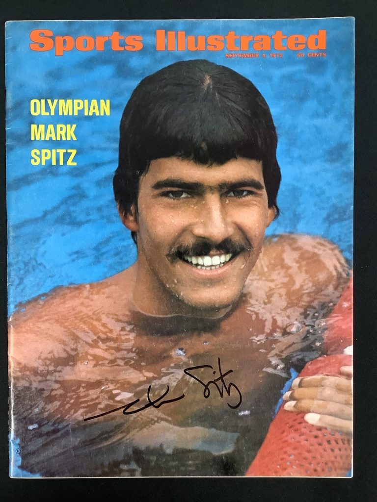 Mark Spitz Signed Sports Illustrated Mag 9/4/72 No Label Olympics Autograph JSA