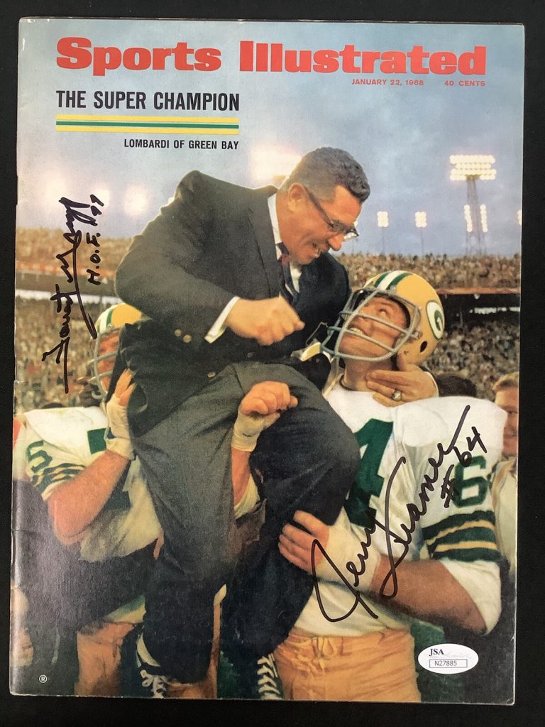 Forrest Gregg Signed Sports Illustrated 1/22/68 NoLabel Kramer Auto Lombardi JSA