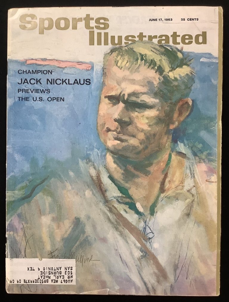 Jack Nicklaus Sports Illustrated 6/17/63 Golf US Open Masters PGA Golden Bear
