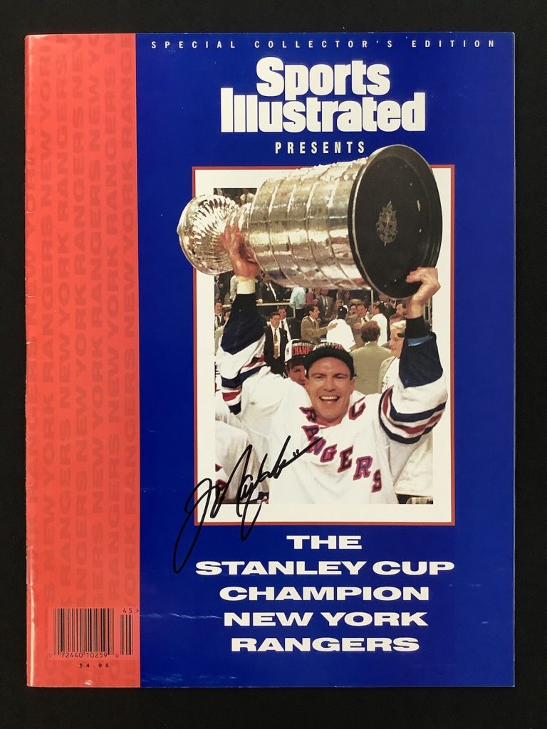 Mark Messier Signed Sports Illustrated 1994 Collectors Ed No Label Auto HOF JSA