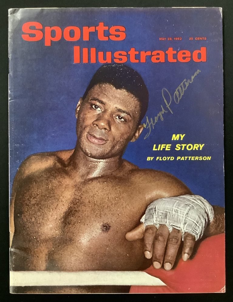 Floyd Patterson Signed Sports Illustrated 5/28/62 No Label Boxing Auto HOF JSA