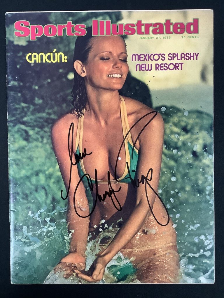 Cheryl Tiegs Signed Sports Illustrated Swimsuit 1/27/75 No Label Model Auto JSA