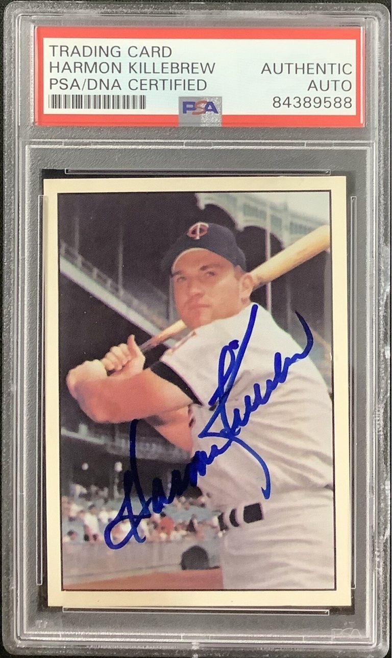 Harmon Killebrew Signed 1978 TCMA #90 Baseball Card Twins Autograph HOF PSA/DNA